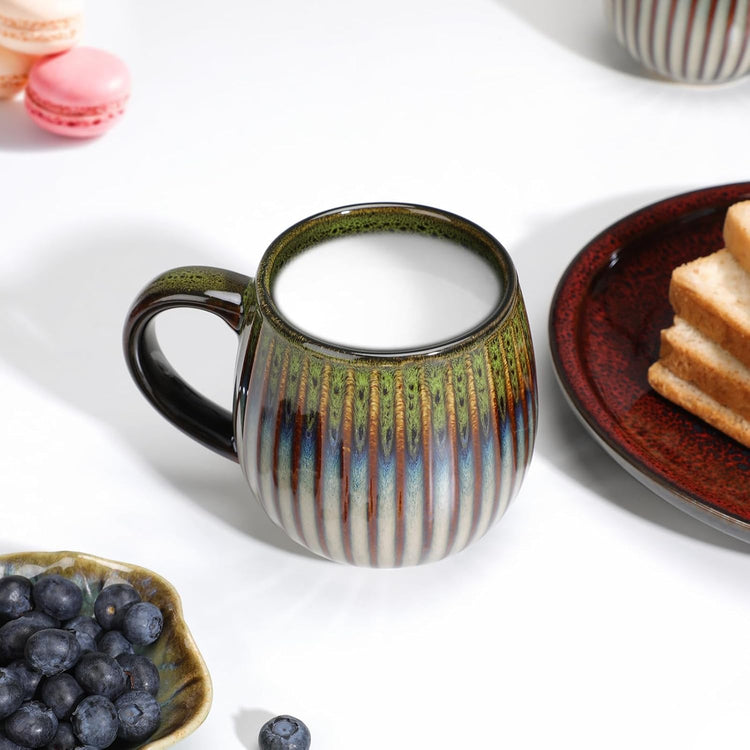 CosyCorner Ceramic Coffee Mug, 17 oz Large Coffee Cups for Home and Office, Ceramic Cup for Coffee & Tea(B)