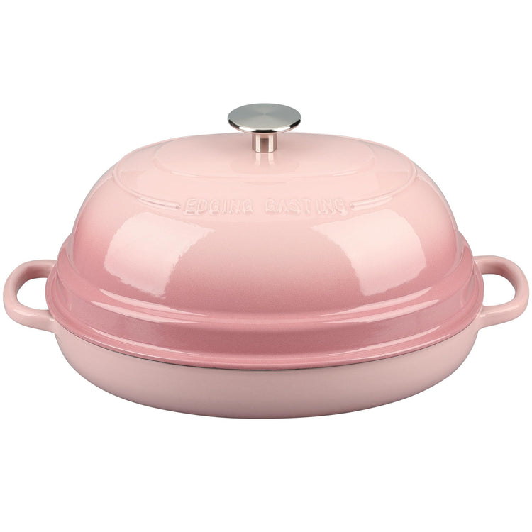 Enameled Oval Cast Iron Dutch Oven Pot with Lid