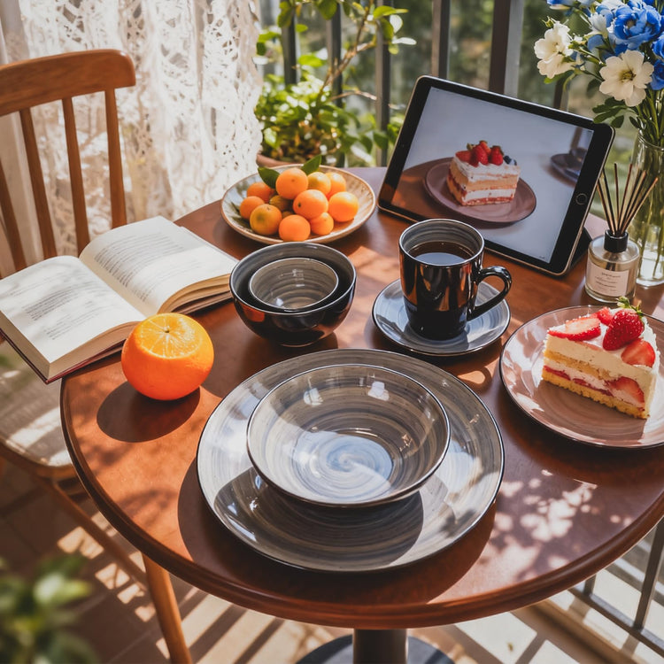 HomeVss Stoneware Sonoma Dinnerware Set