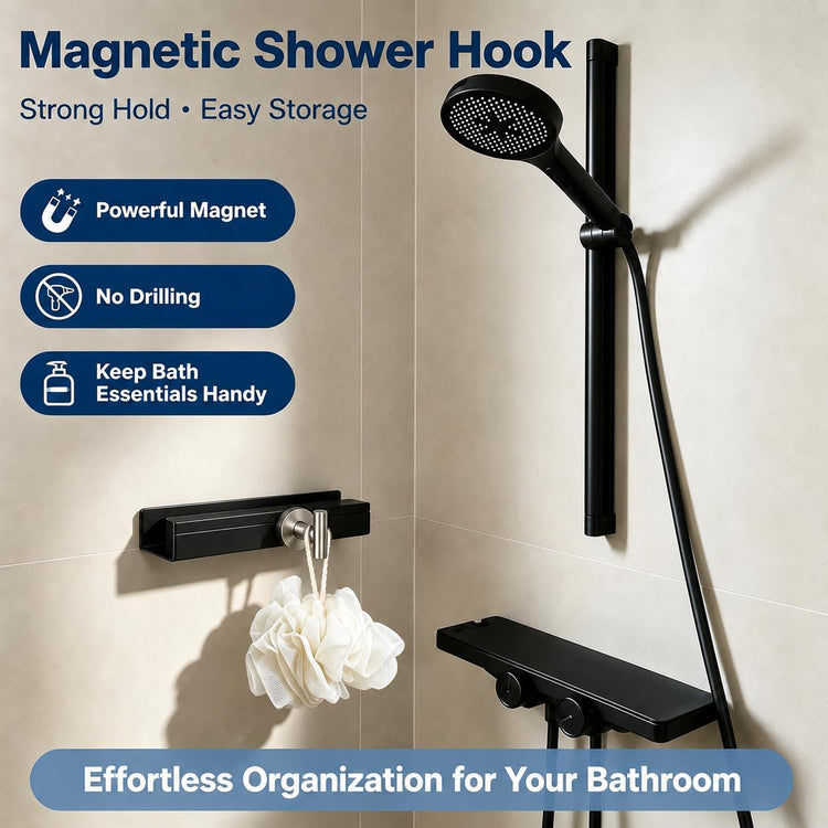 Magnetic Hooks Coat Magnet Hooks for Hanging (16 Ounce)