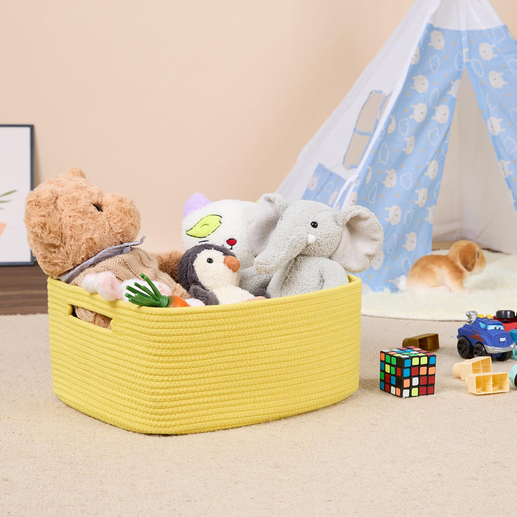 Large Storage Baskets for Shelves (2 Count)