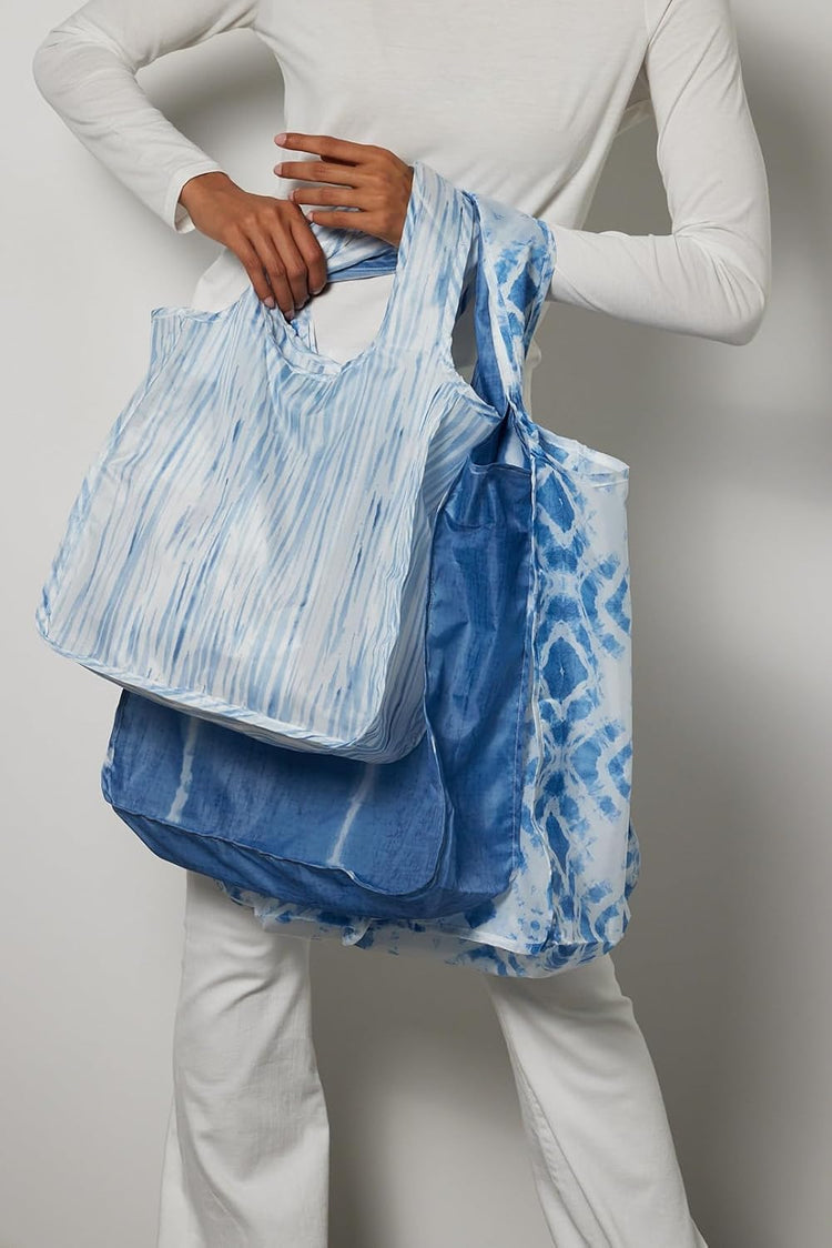 Reusable Grocery Bag - Stylish Shopping Bag for Groceries - Foldable Tote Bag - Medium Size
