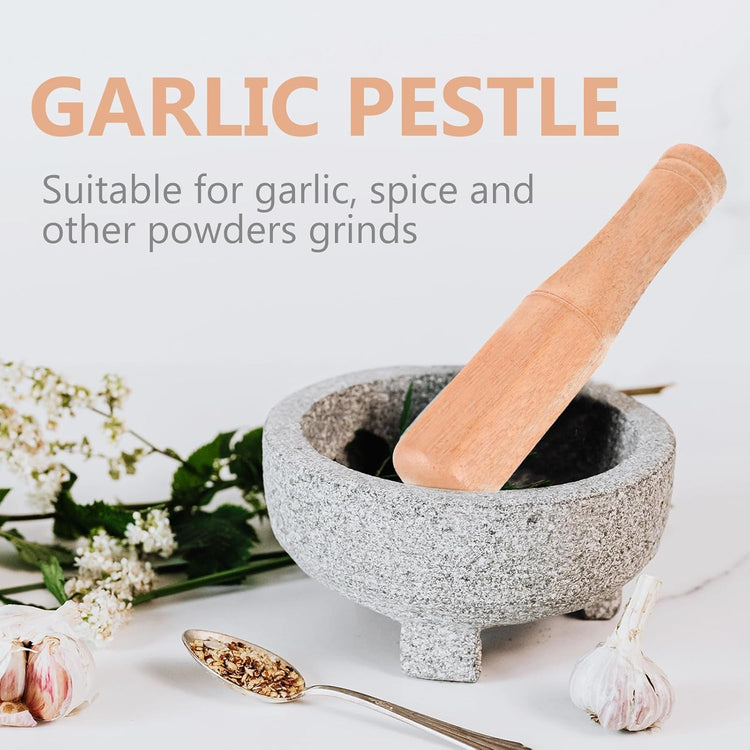 Wooden Pestle Professional Artisan Hardwood Pestle Food Grinding Stick Tool for Bartender and Home Use (Random Color)