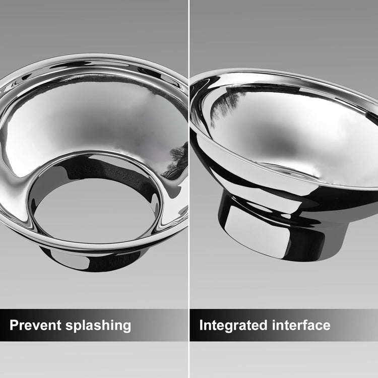 Canning funnel with stainless steel filter for wide mouth Mason jars - Kitchen filling stainless steel wide mouth funnel(for wide mouth Mason jars)