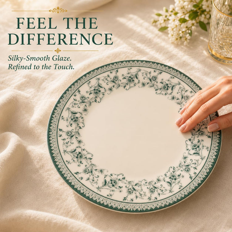 Royal 12 Piece Porcelain Dinnerware Set for 4