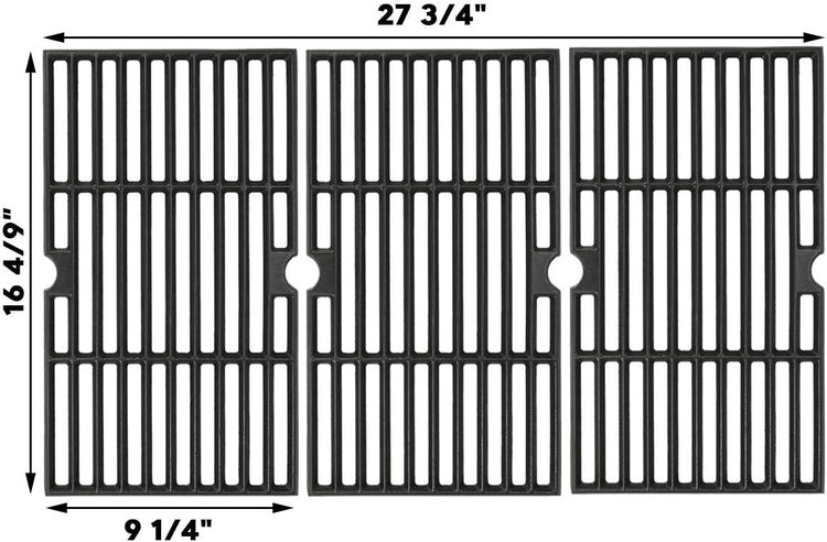 Uniflasy Cast Iron Cooking Grates for Dyna glo DGF493BNP DGF493PNP, Grill Grid Replacement Parts for Kenmore 146.23678310 146.16132110 146.16153110 146.20164510 146.23679310 146.23681310 146.23766310
