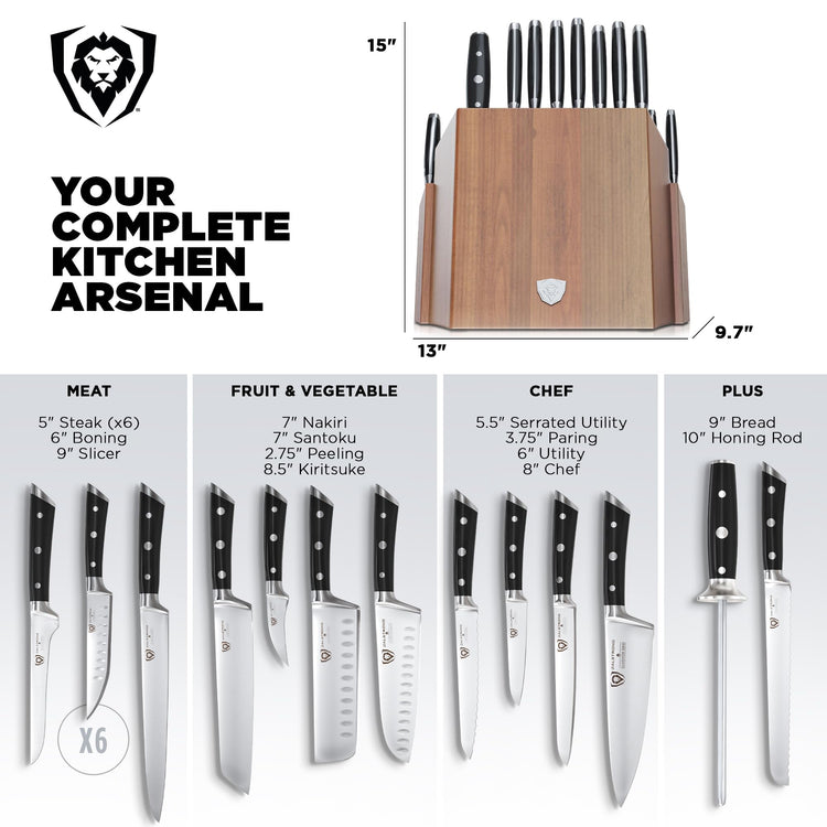 18 Pc Colossal Knife Block Set (18 Count)