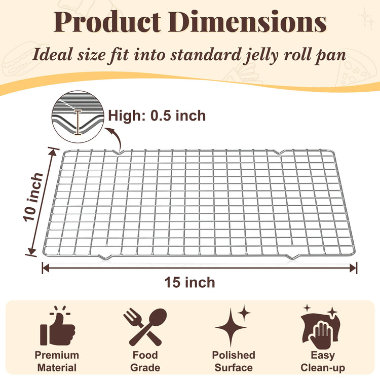 Cooling Racks for Cooking and Baking