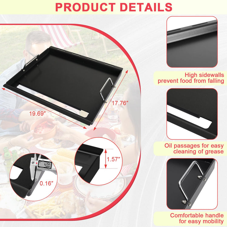 Full Size Spirit 200 Griddle Inserts for Weber GS4 Spirit II & I 200 Series
