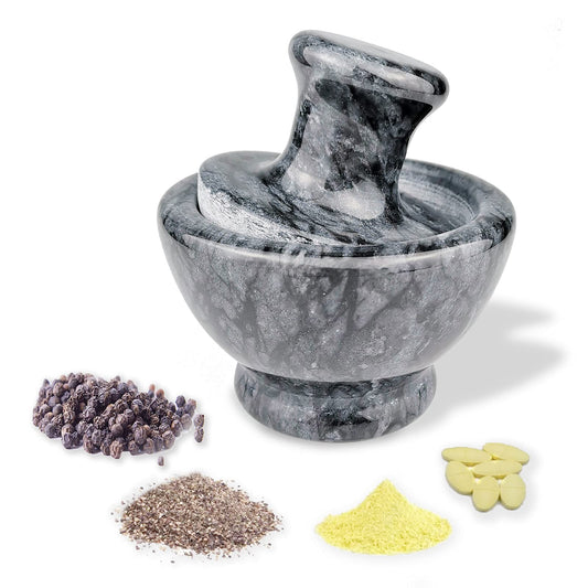 Marble Mortar and Pestle Set