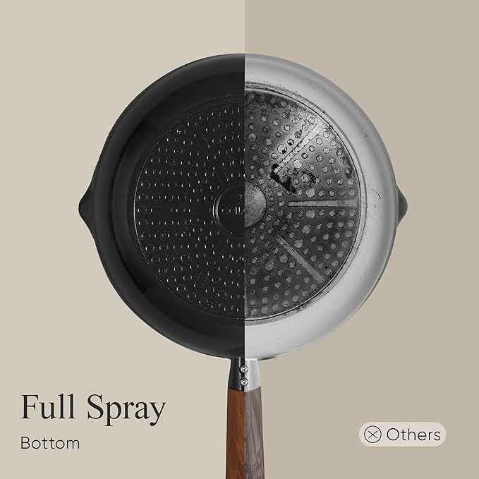 CAROTE ceramic cookware set,nonstick pots and pans,14PCS Non Toxic Healthy Non Stick Kitchen Cooking Pots and Frying Pans Set, PFAS PTFE Free