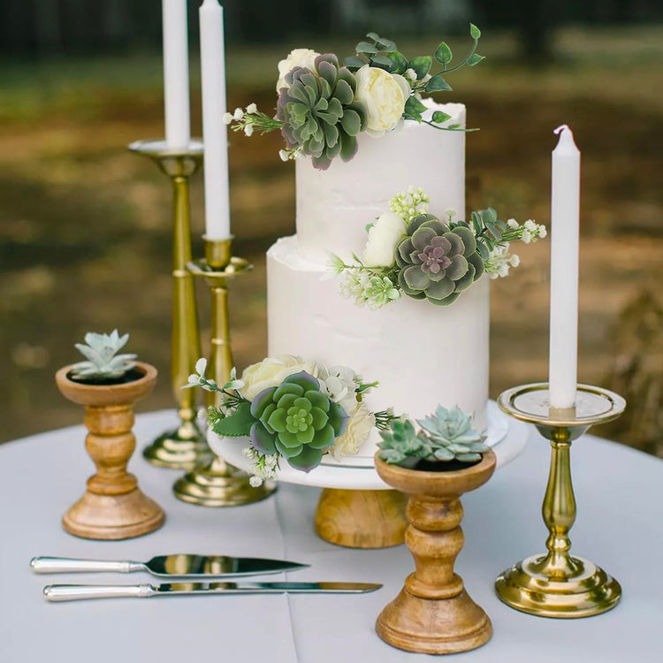 3Pcs Premade Cake Flowers (3 Count)