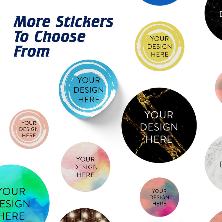 Custom Vinyl Stickers Your Image (100 Count)
