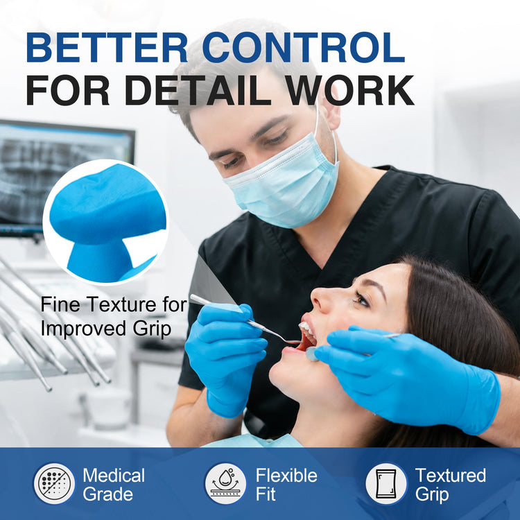 Mdeical Nitrile Exam Gloves (100 Count)