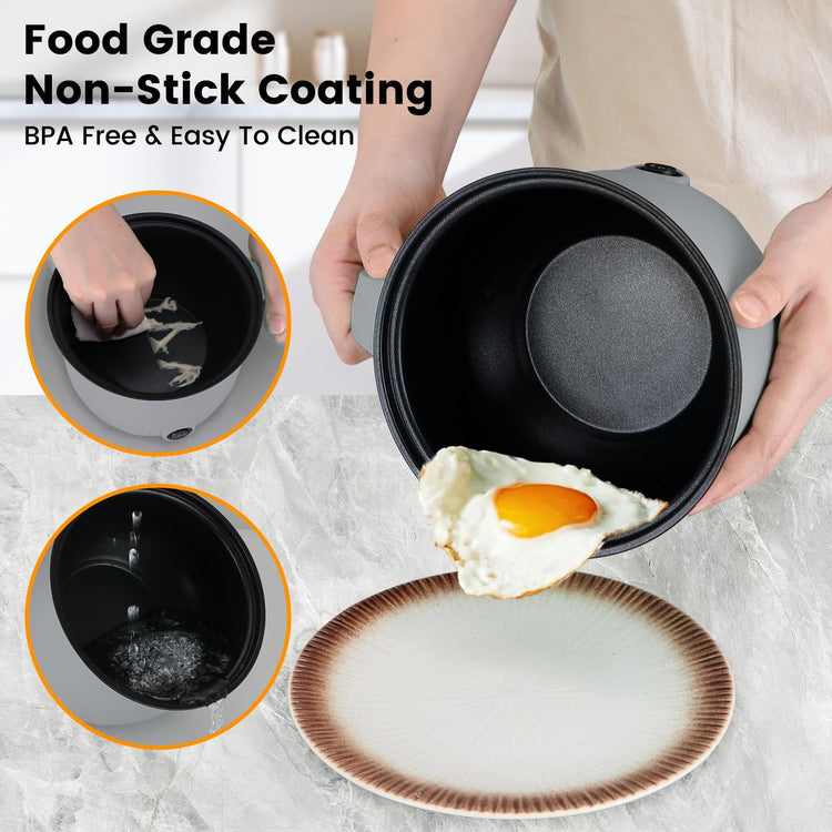 Hot Pot Electric With Steamer