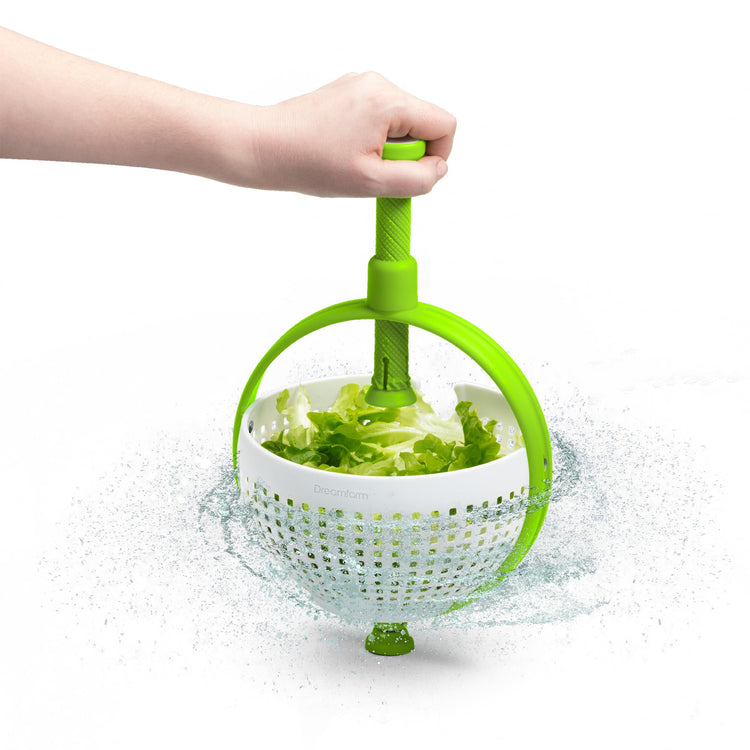 Spina 2-in-1 Collapsible Salad Spinner & Colander