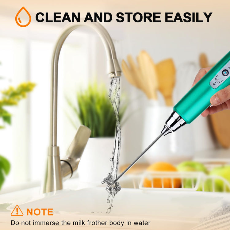 Handheld Milk Frother Wand for Coffee