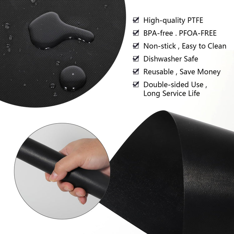 Air Fryer Oven Liners and Mesh Grill Mats Compatible with Ninja Foodi SP101 SP201 SP301