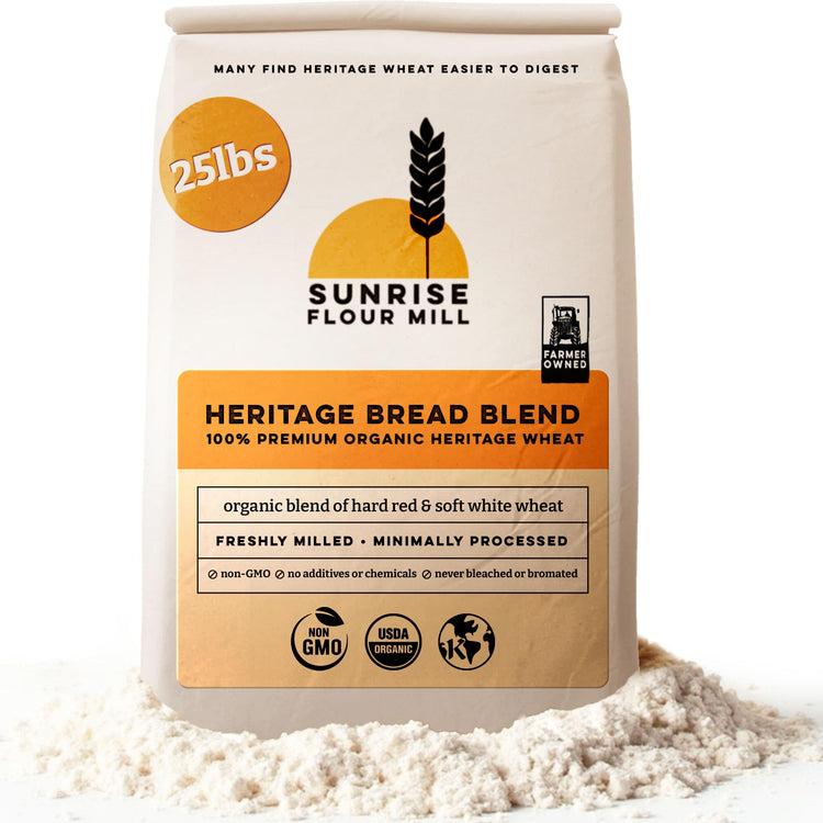 Heritage Organic Bread Flour Blend (400 Ounce)