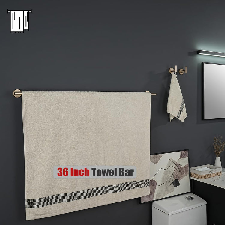 Champagne Bronze Bath Towel Bar