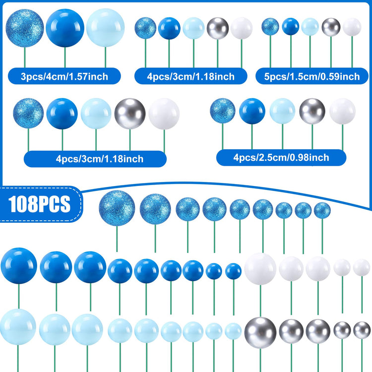 Balls Cake Topper (108 Count)