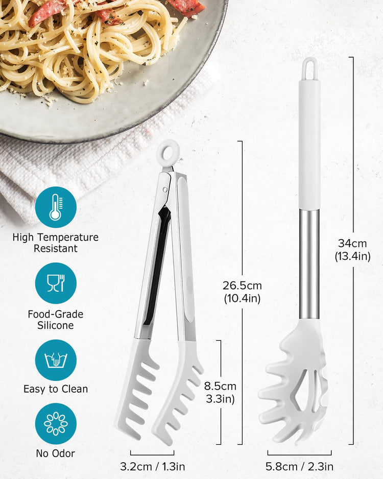 Spaghetti Spoon and Pasta Tong