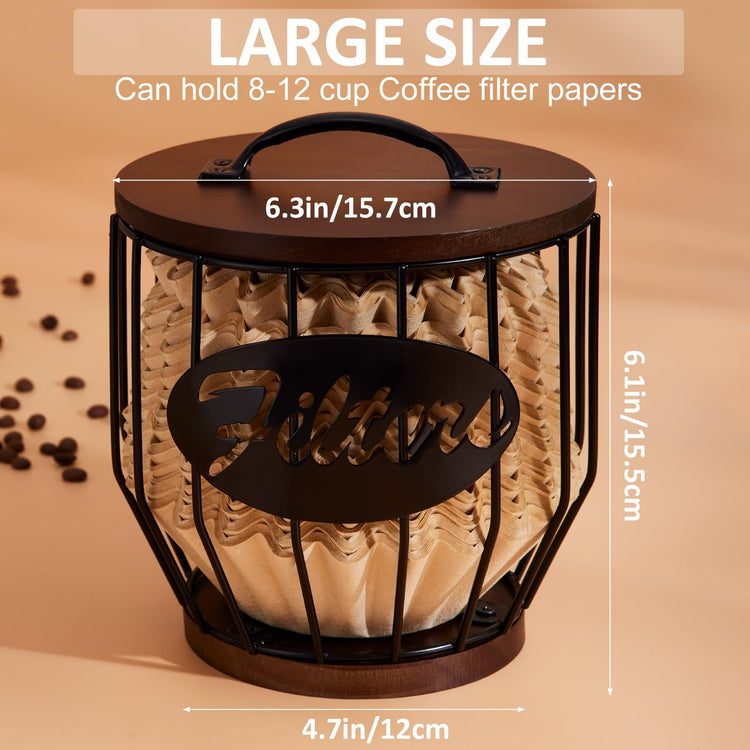 Coffee Filter Holder with Lid