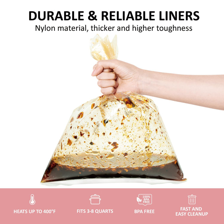 13"x21" Large Size Slow Cooker Liners 36 Count