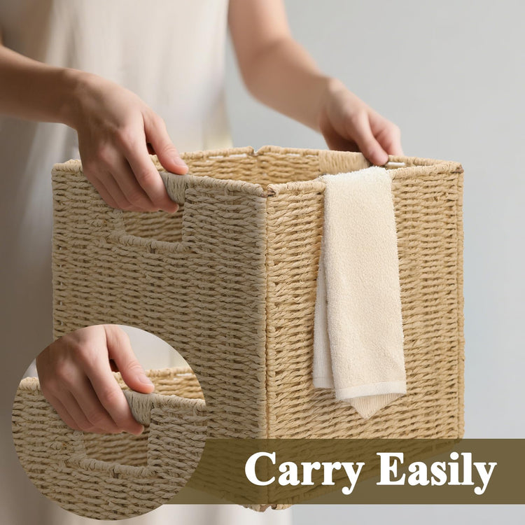 Wicker Storage Baskets for Organizing (4.8 pound(s))