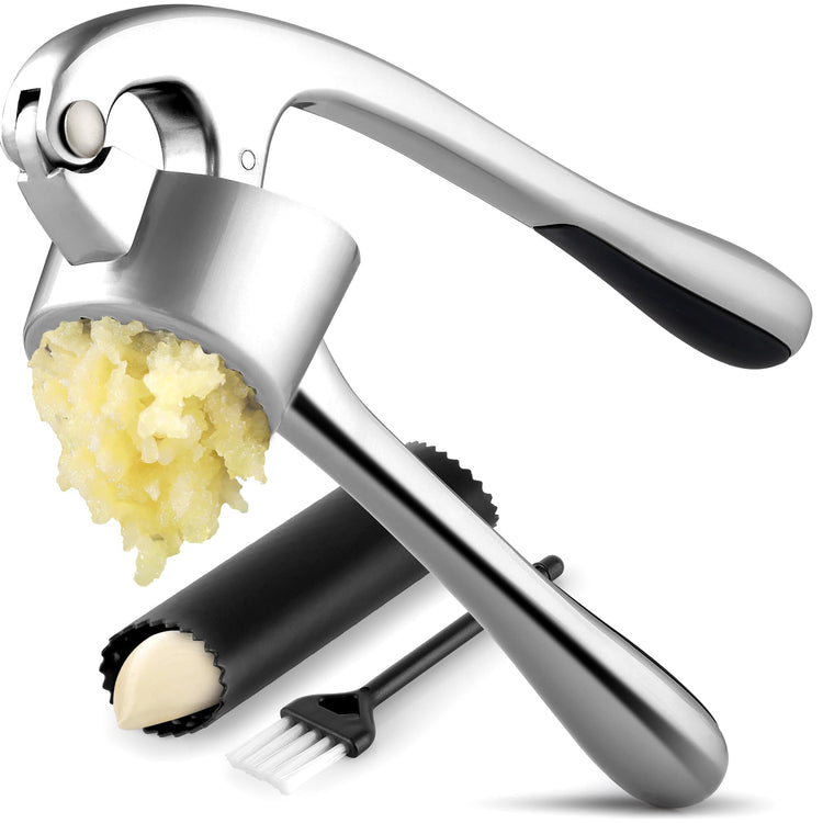 Large Premium Garlic Press Set