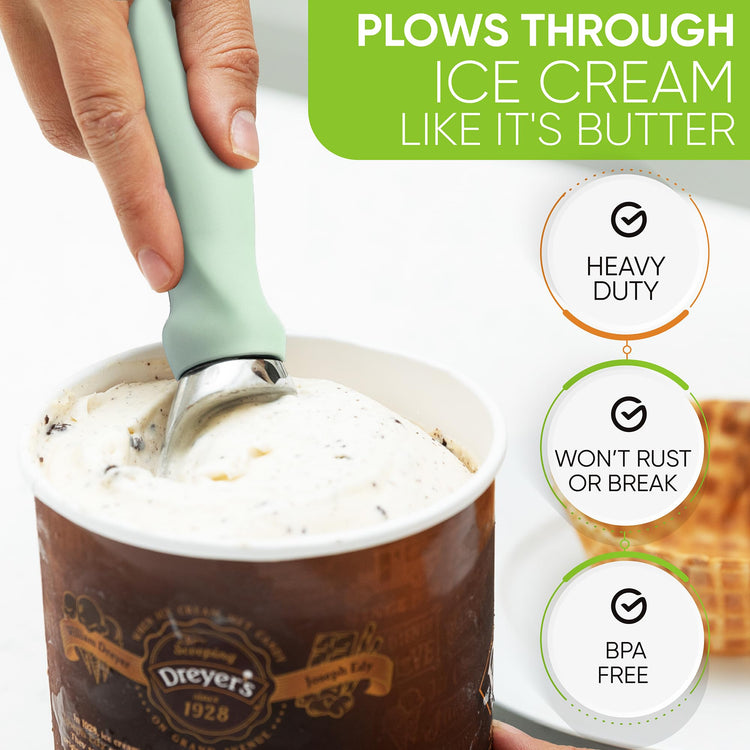 Heavy Duty Metal Ice Cream Scoop w