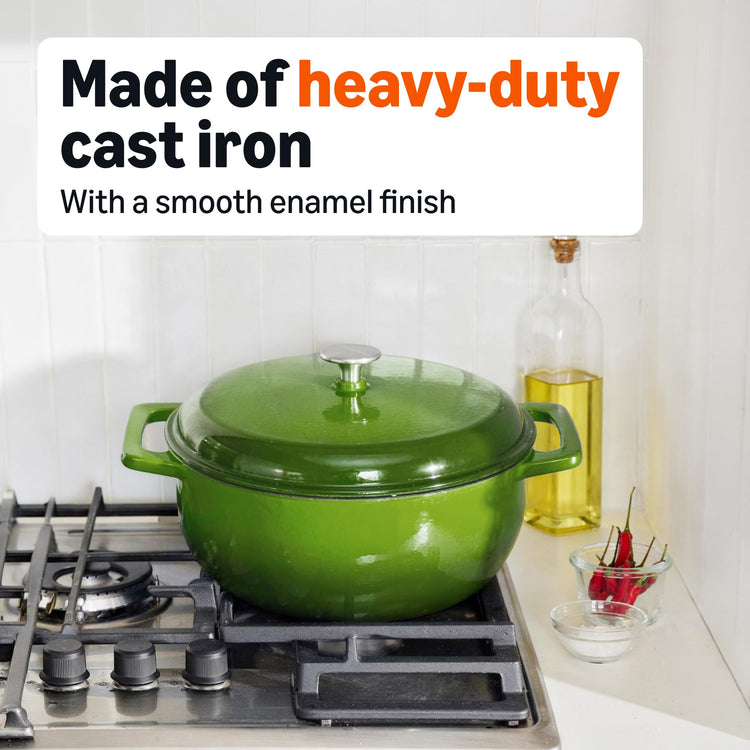 Enameled Cast Iron Dutch Oven Pot with Lid