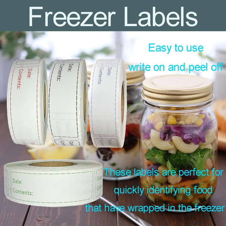 1000pcs Freezer Labels (1000 Count)