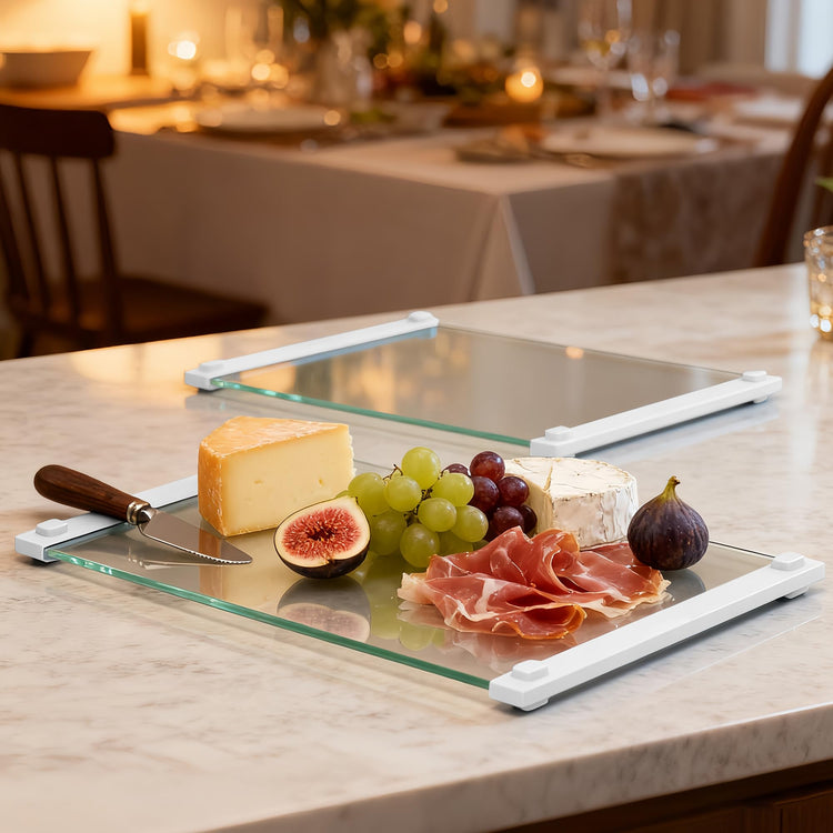 Glass Cutting Boards for Kitchen (2 Count)