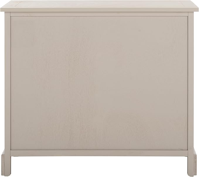 SAFAVIEH Home Collection Herman Vintage Grey 6-Drawer Wicker Basket Storage Unit, Fully Assembled (AMH5702A)