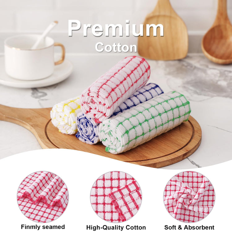 Cotton 6 Pack Terry Kitchen Towels (6 Count)