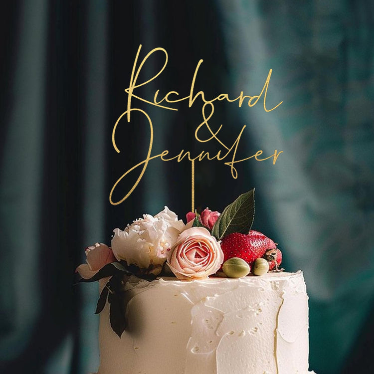 Personalized Wedding Cake Topper
