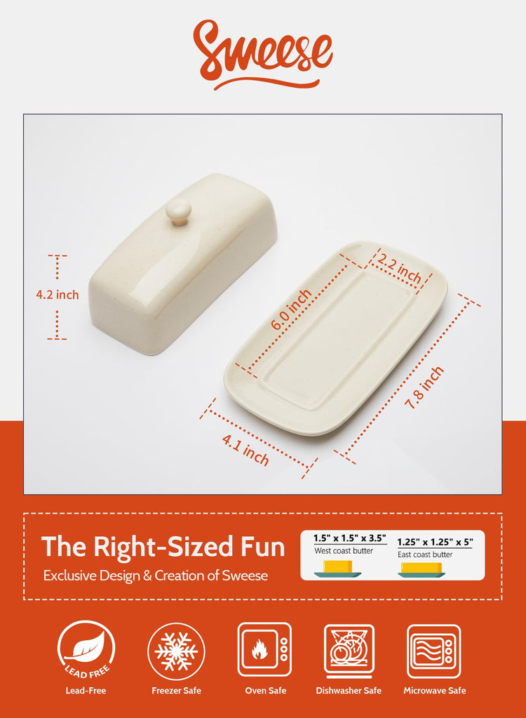 Butter Dish with Lid