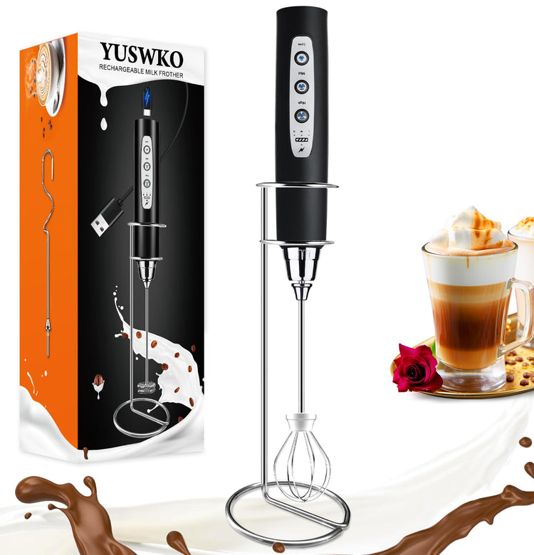 Handheld Milk Frother Wand for Coffee