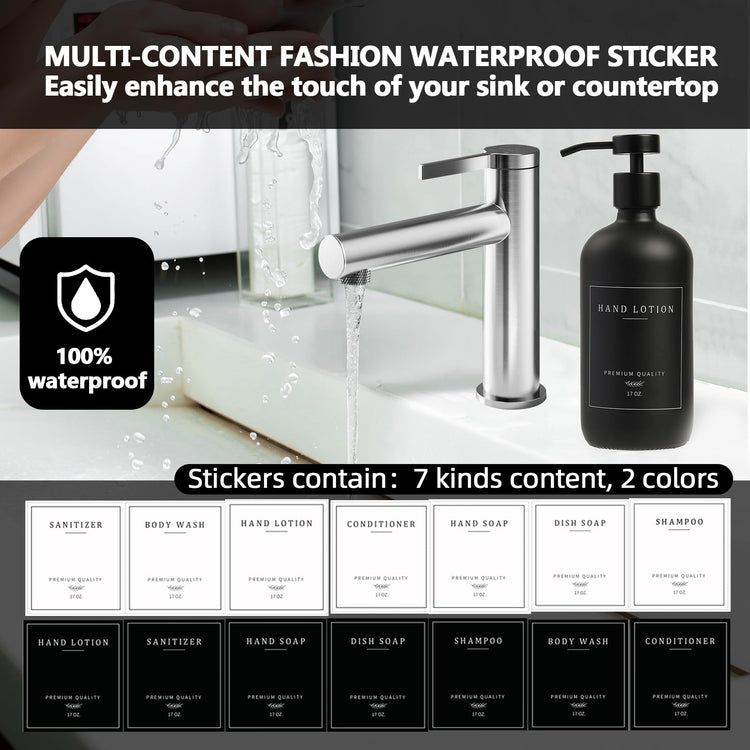 Black Soap Dispenser (2 Count)