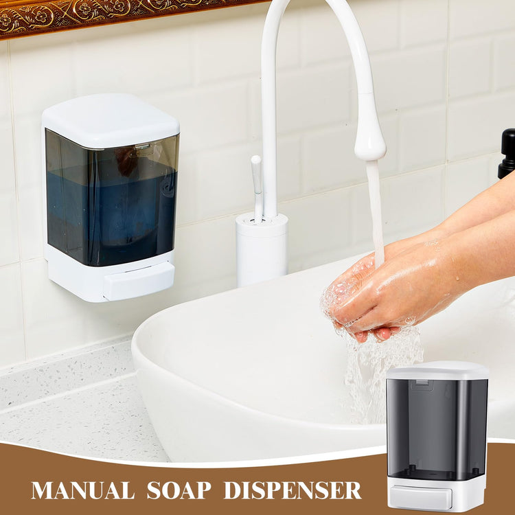 4 Pcs Wall Mounted Soap Dispenser (4 Count)