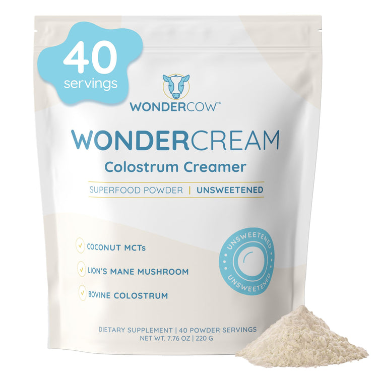 Bovine Colostrum Superfood Creamer Supplement Powder w (7.76 Ounce)