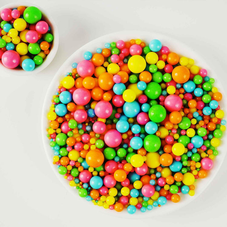 Rainbow Pearl Sugar sprinkles (4.58 Ounce)