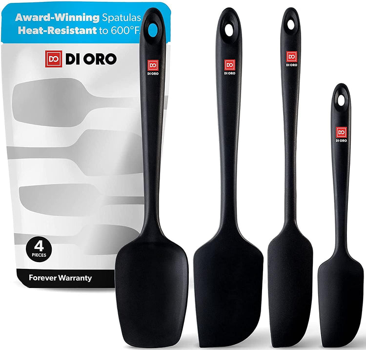 DI ORO Silicone Spatula Set (4 Count)