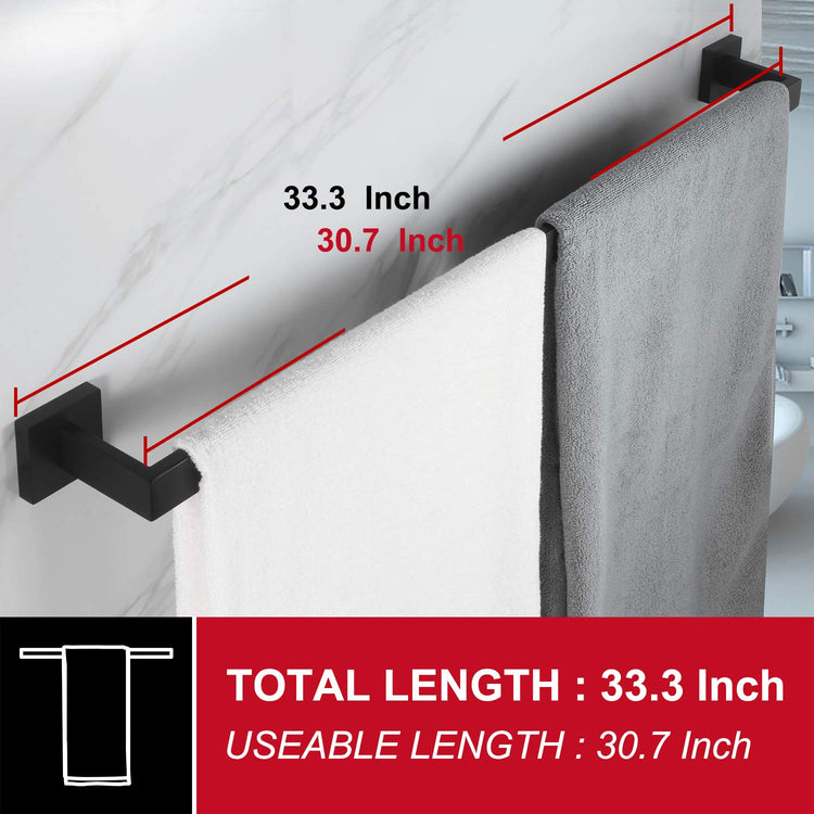 32 Inch Single Towel Bar