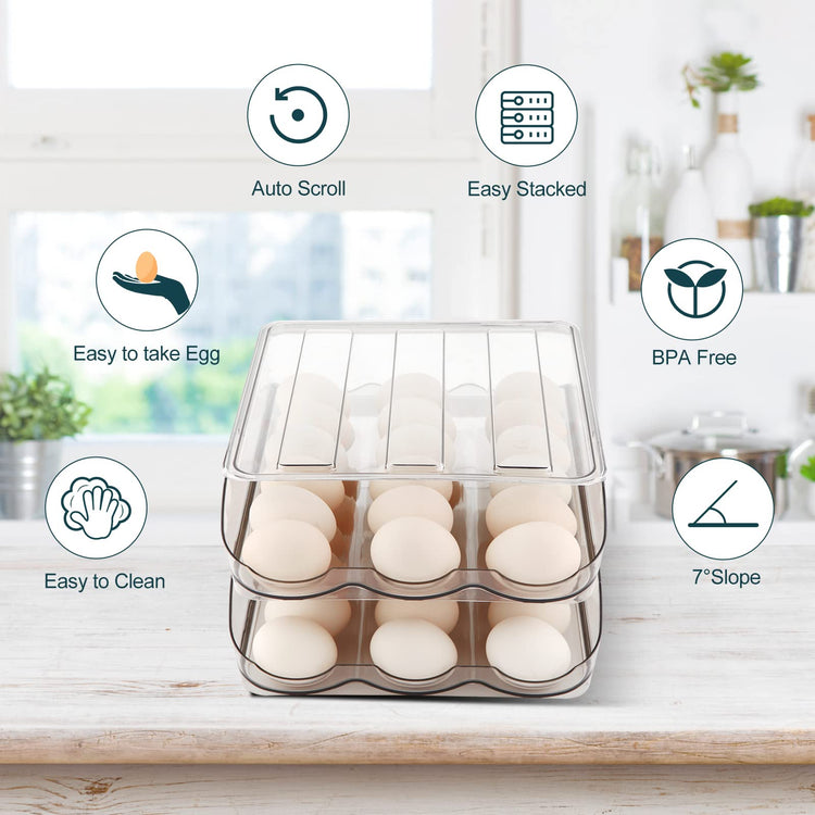 Egg Holder for Fridge (3 Count)