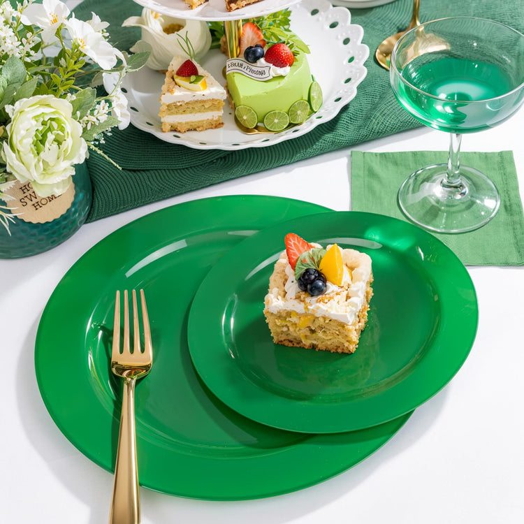 60PCS Green Plates & St. Patrick's Day Plates (60 Count)