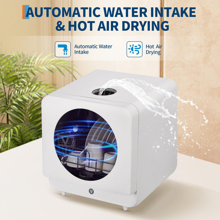 Portable Dishwasher Countertop with Large LED Display