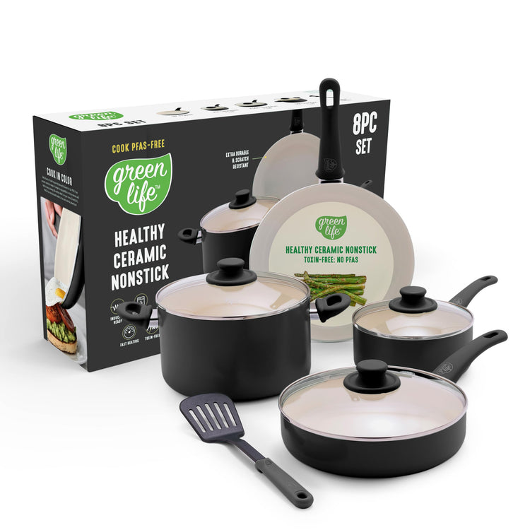 8 Piece Nonstick Cookware Set
