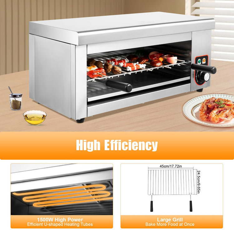 1500W Electric Cheese Melter Commercial Cheese Melter Cheesemelter Grill 122